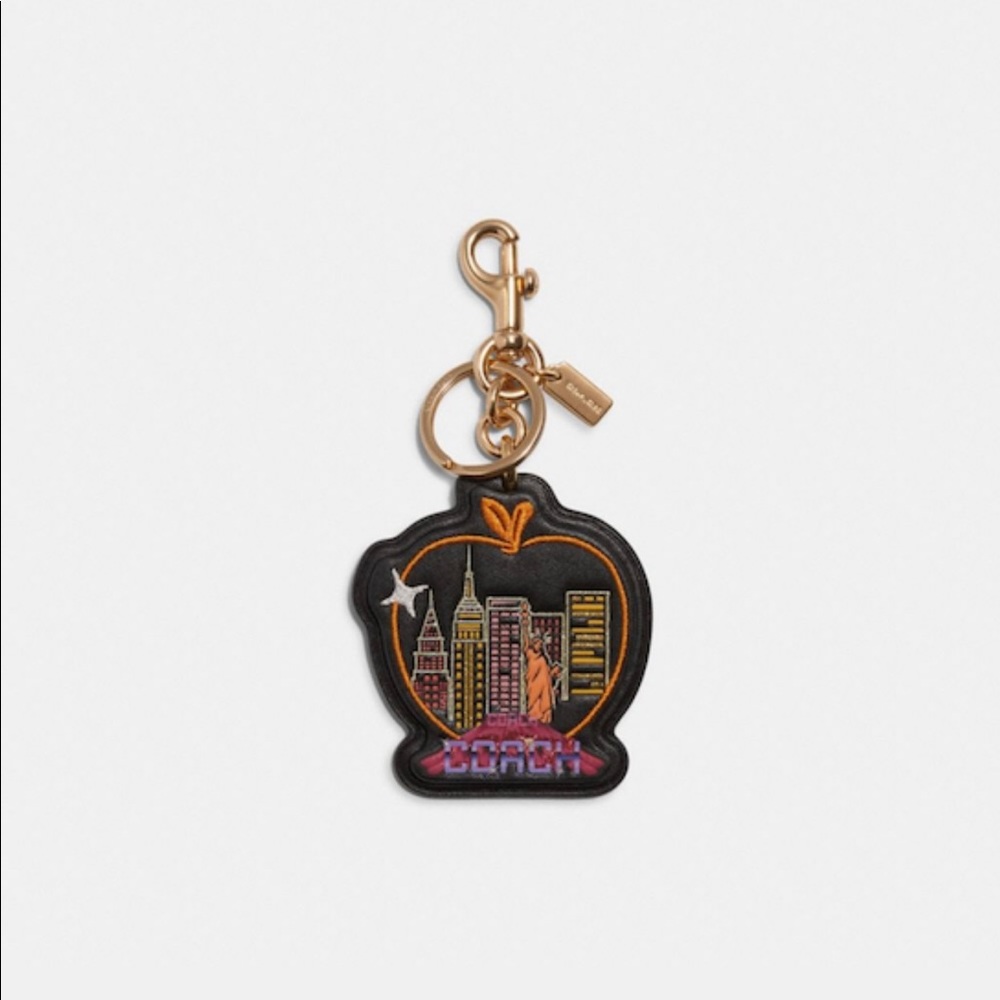 Coach Souvenir Skyline Apple bag charm